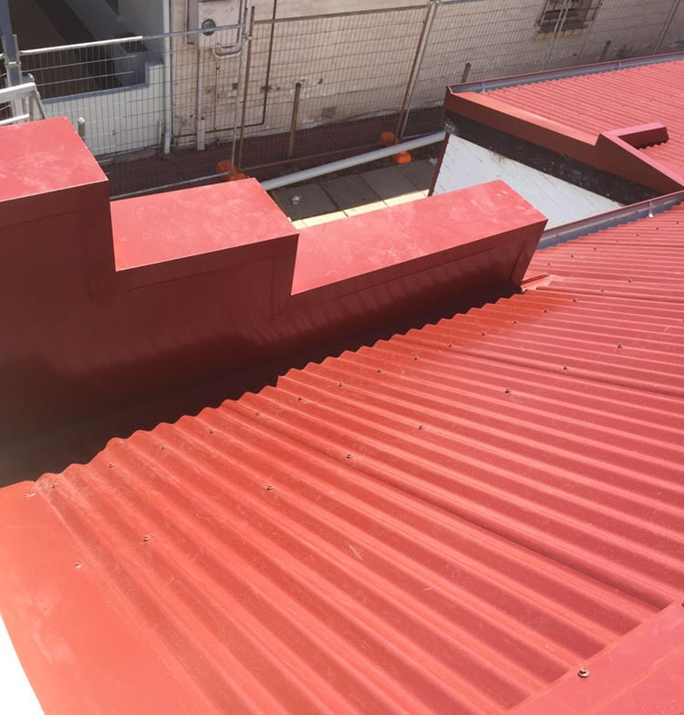 After - New Galvanised Roof With Hidden Gutter